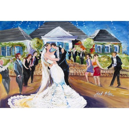 CAROLINES TREASURES Our Wedding Day Fabric Placemat JMK1127PLMT